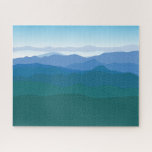 Mountain Scene Jigsaw Puzzle<br><div class="desc">Beautifully illustrated mountain scene puzzle!
Designed & illustrated by Striped Hat Studio</div>