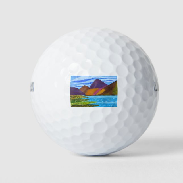 Mountain Scenery .JPG Golf Balls (Front)