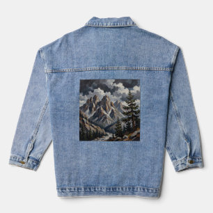 Mountain Scenic Jean Jacket