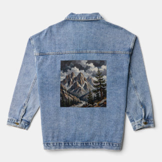 Mountain Scenic Jean Jacket