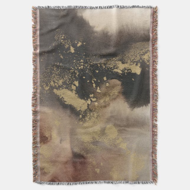 Mountain Seasons Throw Blanket (Front Vertical)