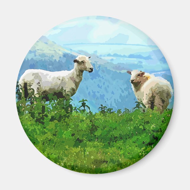 MOUNTAIN SHEEP MAGNET (Front)
