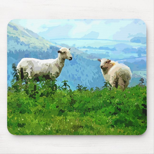 MOUNTAIN SHEEP MOUSE MAT (Front)