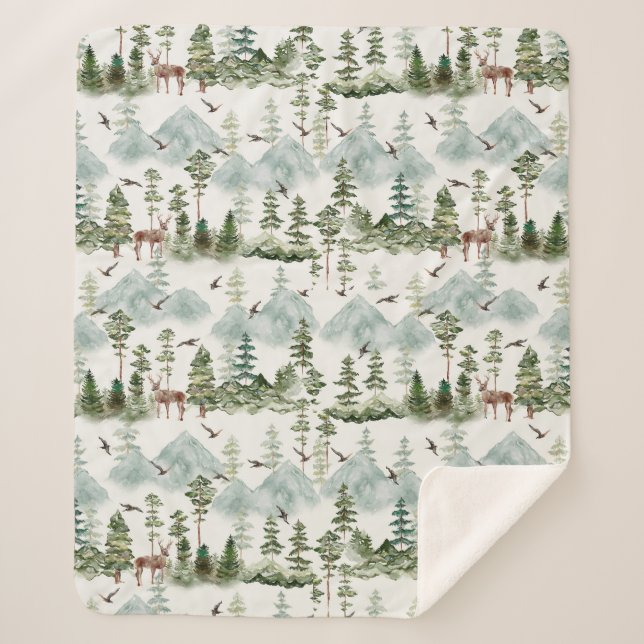 Mountain Sherpa Blanket (Front)