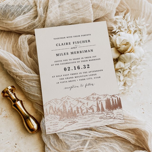 Mountain Sketch Wedding (Creator Uploaded)