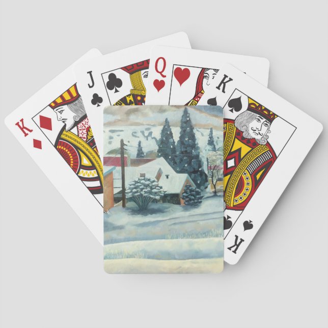 Mountain Ski Town Cards (Back)