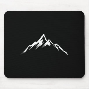 Mountain skiing mountaineering mountain biker mouse mat