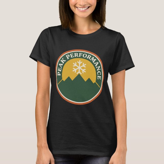 Mountain Snowflake Shirt Peak Performance (Front)