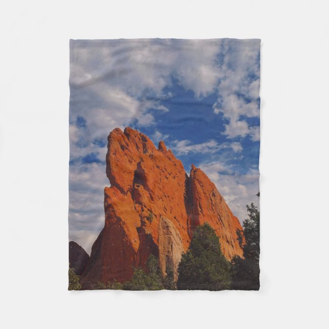 mountain spirit  fleece blanket (Front)