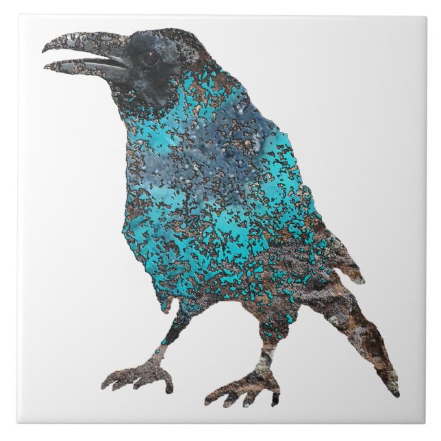 Mountain Spirits - Crow Tile (Front)