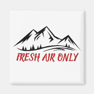 Mountain Sticker Minimal Outdoor Design Magnet