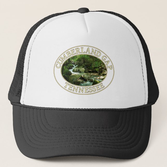 Mountain Stream at Cumberland Gap in Tennessee Trucker Hat (Front)