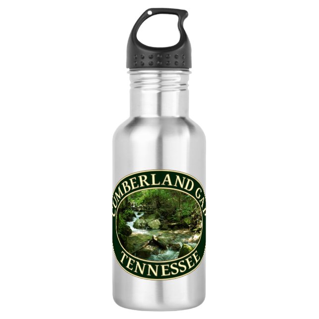 Mountain Stream at Cumberland Gap, Tennessee 532 Ml Water Bottle (Front)
