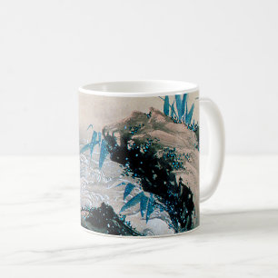 Mountain Stream, Hokusai Coffee Mug