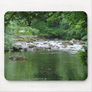Mountain stream mouse mat