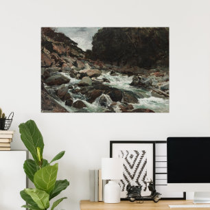 Mountain Stream, Otira Gorge (1893) Poster