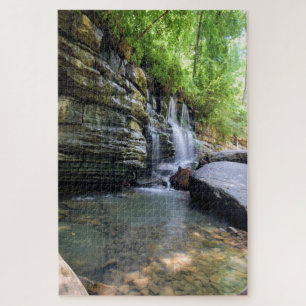 Mountain Stream Swimming Hole - 20x30 inch Jigsaw Puzzle