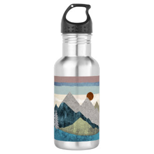 Mountain Striped Sky 532 Ml Water Bottle
