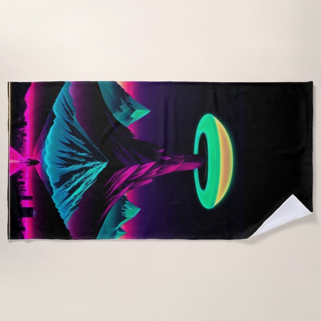 Mountain Sucker Beach Towel (Front)