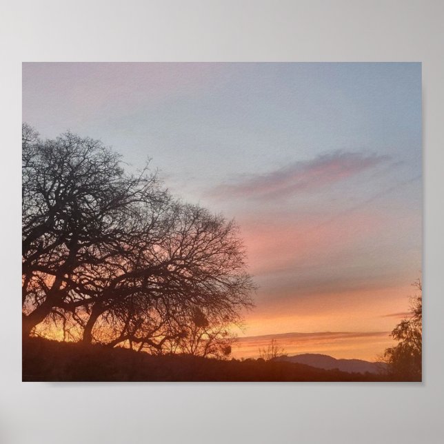 Mountain Sunrise Poster (Front)