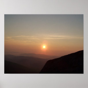 Mountain Sunrise Poster