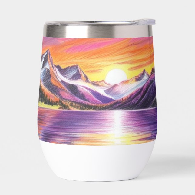 Mountain Sunset (Left)