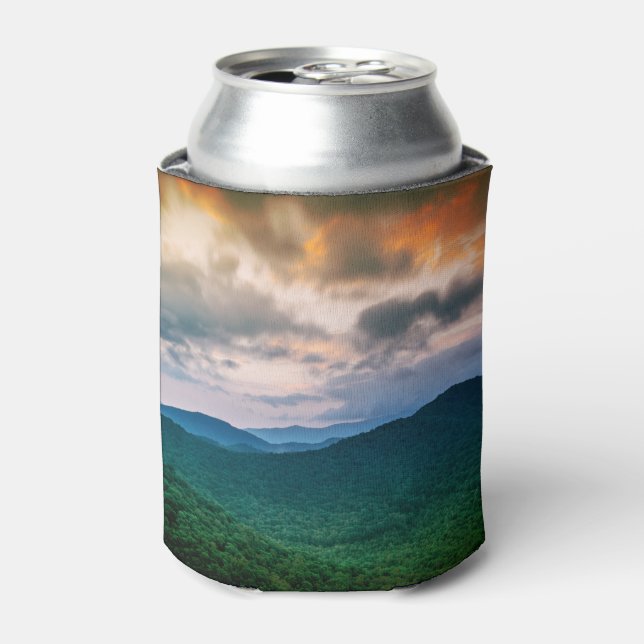 Mountain Sunset Can Cooler (Can Front)