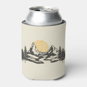 Mountain sunset can cooler