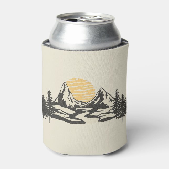 Mountain sunset can cooler (Can Front)