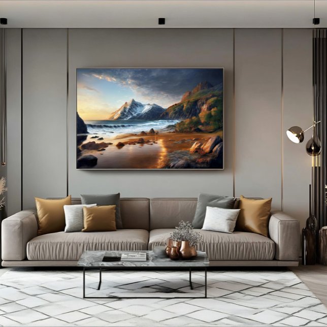 Mountain Sunset Canvas Print (Creator Uploaded)