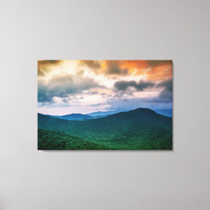 Mountain Sunset Canvas Print