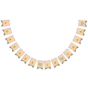 Mountain Sunset Forever In Love Bunting