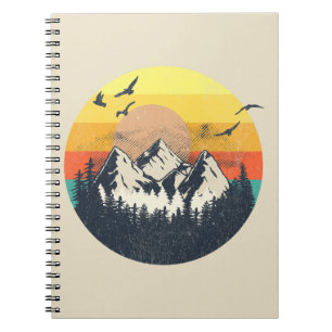 Mountain sunset notebook