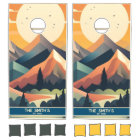 Mountain Sunset Personalised Family Name