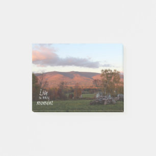 Mountain Sunset Sticky notes