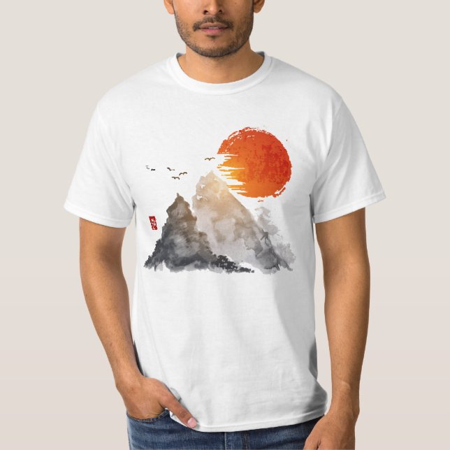 Mountain Sunset T-shirt (Front)
