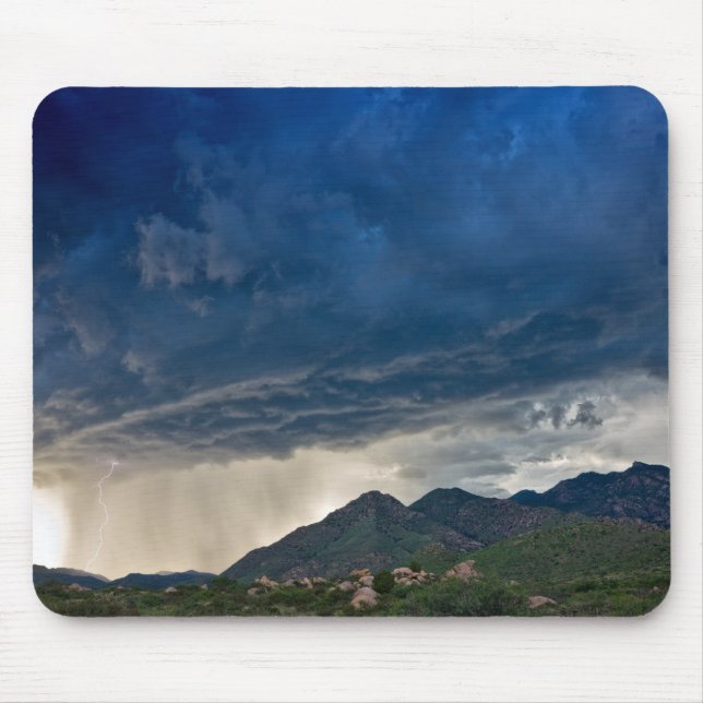 Mountain Thunderstorm Mouse Mat (Front)