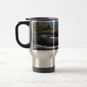 Mountain Top Boulders With Scenic View Travel Mug