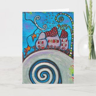 Mountain Top Magic Christmas Card