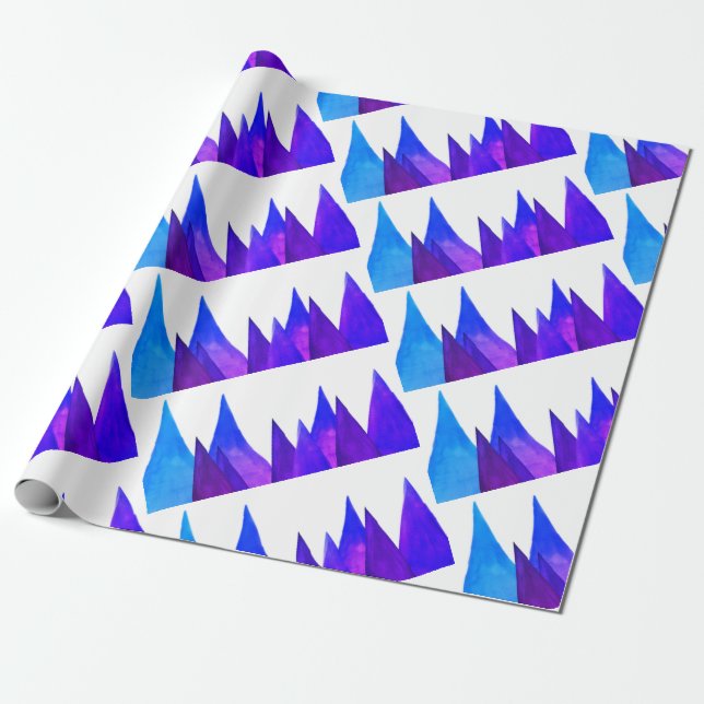 Mountain Top  Wrapping Paper (Unrolled)
