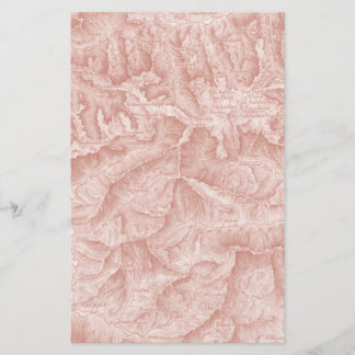 Mountain Topographic Map paper