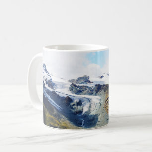 Mountain tops in the Swiss alps Coffee Mug