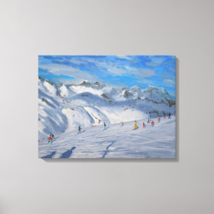 Mountain Tops Tignes 2009 Canvas Print