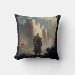Mountain town siege cushion