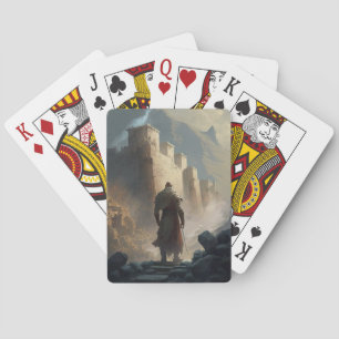 Mountain town siege playing cards