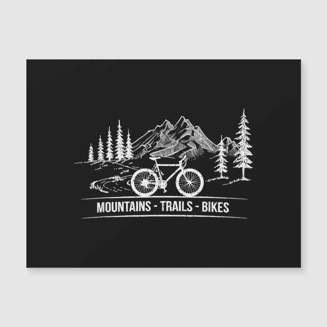 Mountain Trail Bikes - Cyclist Bike Rider Bicycle  (Front)