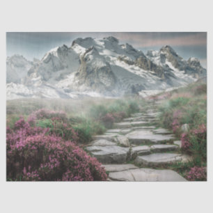 mountain trail tissue paper