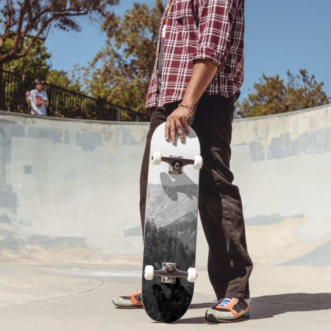 Mountain Tree Bliss #4 #cabin #decor #wall #art  Skateboard (Outdoor 2)