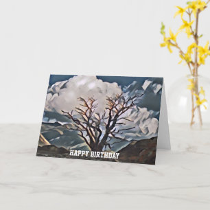 MOUNTAIN TREE   CARD