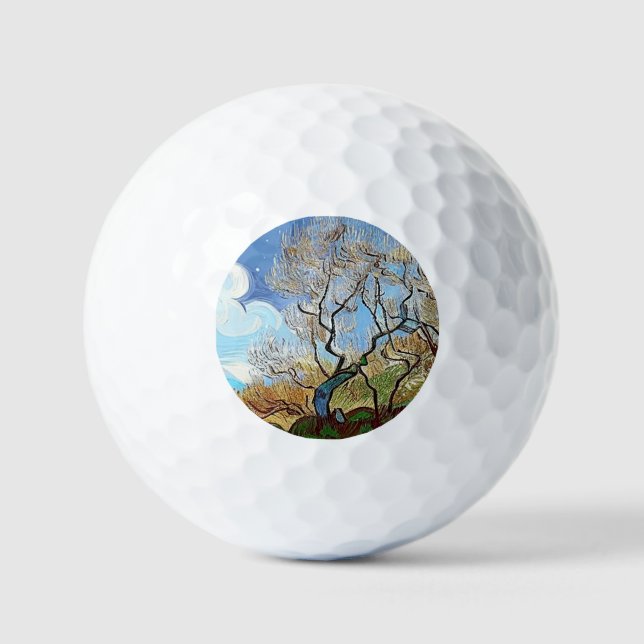  MOUNTAIN  TREE GOLF BALLS (Front)